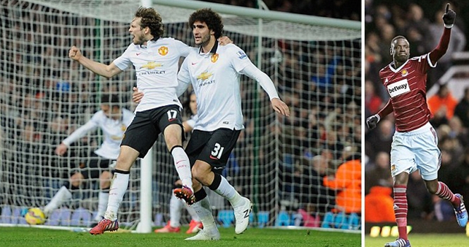 West Ham 1-1 Man Utd: Thoát chết phút bù giờ