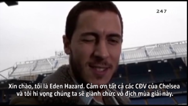 VIDEO: Eden Hazard trả lời phỏng vấn sau khi gia hạn hợp đồng với Chelsea