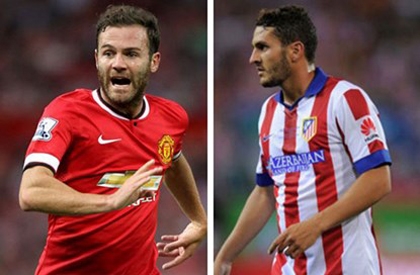 Man Utd muốn đổi Mata lấy Koke