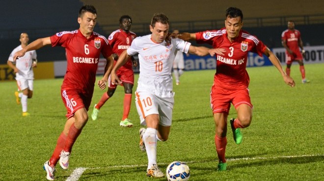Công Vinh, Tấn Tài 'xuất trận', B.Bình Dương vẫn thua đội bóng Trung Quốc