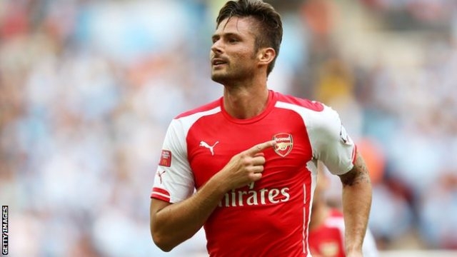 VIDEO: Giroud đệm bóng tinh tế mở tỷ số cho Arsenal