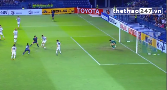 VIDEO clip bàn thắng: Buriram United - Quảng Đông (AFC Champions League 2014/15)