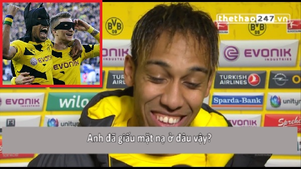 VIDEO: Aubameyang lí giải về màn ăn mừng Batman & Robin