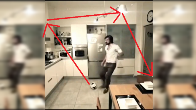 VIDEO: Cách Andrea Pirlo dùng để tắt đèn