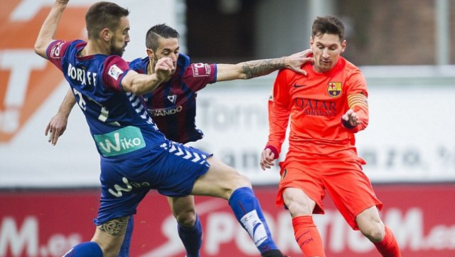 Video clip bàn thắng: Eibar 0-2 Barcelona - Messi tỏa sáng
