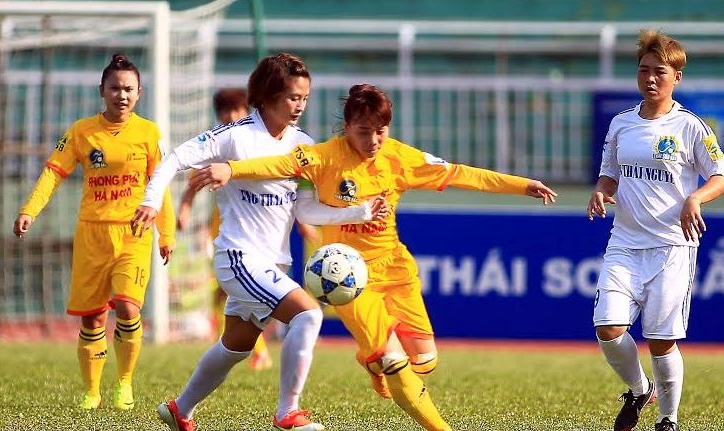 Vòng 4 Giải BĐ nữ VĐQG 2015: TNG Thái Nguyên bất ngờ thua Hà Nội II