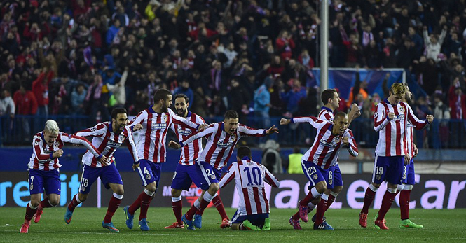 Atletico tiến vào vòng tứ kết sau loạt luân lưu cân não