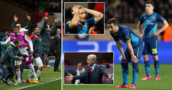 Arsenal ngậm ngùi rời Champions League