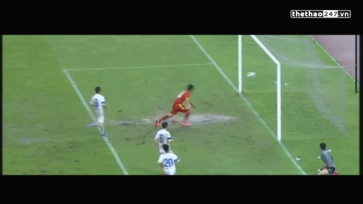 VIDEO: Cú đúp của Thanh Bình 4-0 cho U23 Việt Nam