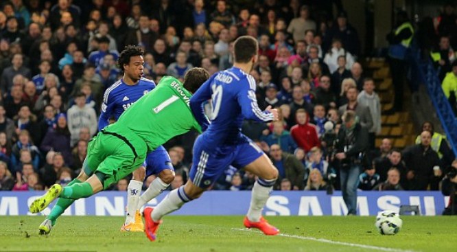 VIDEO: Phát bóng thảm họa, thủ thành Stoke biếu không cho Chelsea 1 bàn thắng