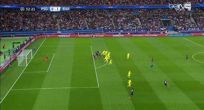 VIDEO: Nghệ thuật bắt việt vị của Barcelona vs PSG