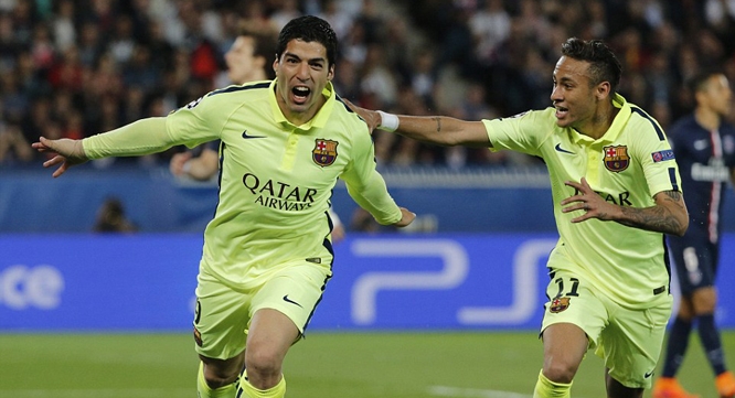 VIDEO: Màn trình diễn chói sáng của Luis Suarez vs PSG