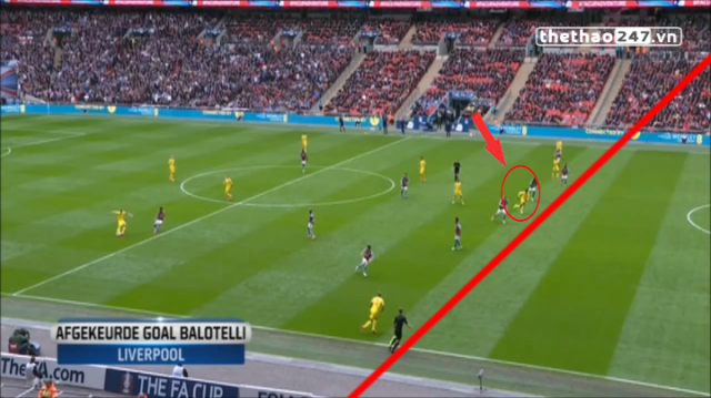 VIDEO: Sai lầm của trọng tài biên khiến Liverpool bị loại khỏi FA Cup