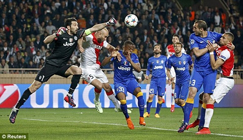 Thủ hòa Monaco, Juventus vào bán kết Champions League