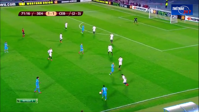 VIDEO: Cú sút thành bàn từ 40m của Hulk ở Europa League