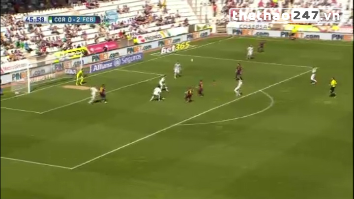 VIDEO: Messi đánh đầu lập công