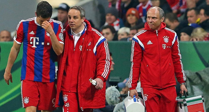 Bayern mất 2 trụ cột trước trận gặp Barca