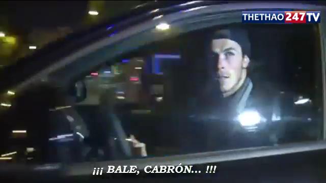 VIDEO: Gareth Bale bị fan chửi thậm tệ khi lái xe rời Bernabeu