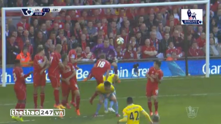VIDEO: Pucheon sút phạt đẹp mắt gỡ hòa cho Crystal Palace