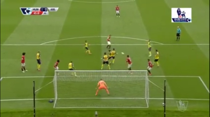 VIDEO: 'Cái mông thần thánh' của Smalling đã cứu cho Arsenal 1 bàn thua trông thấy