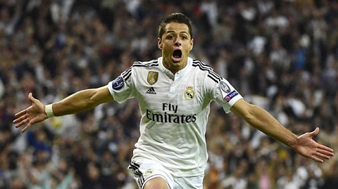 Real Madrid trả Chicharito lại Man Utd