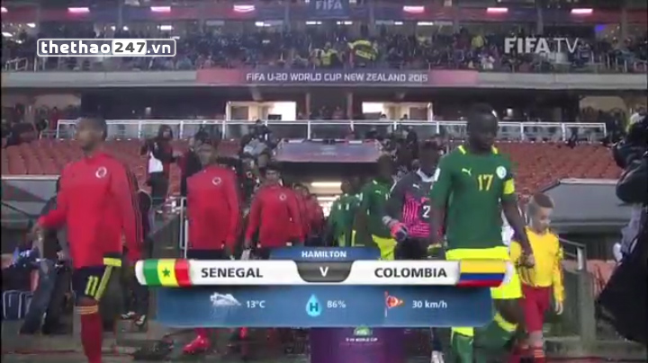 Video clip bàn thắng: Senegal 1-1 Colombia (U20 FIFA World Cup 2015)