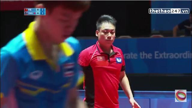 Video bóng bàn SEA Games 28: Lê Tiến Đạt - Padasak (Thái Lan)