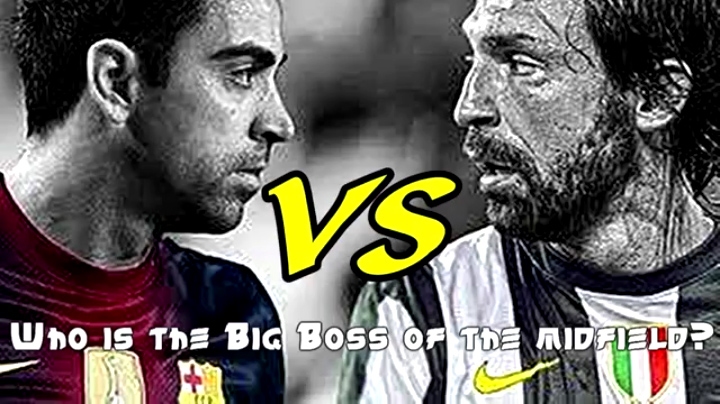 VIDEO: Andrea Pirlo vs Xavi Hernandez: Kẻ tám lạng, người nửa cân