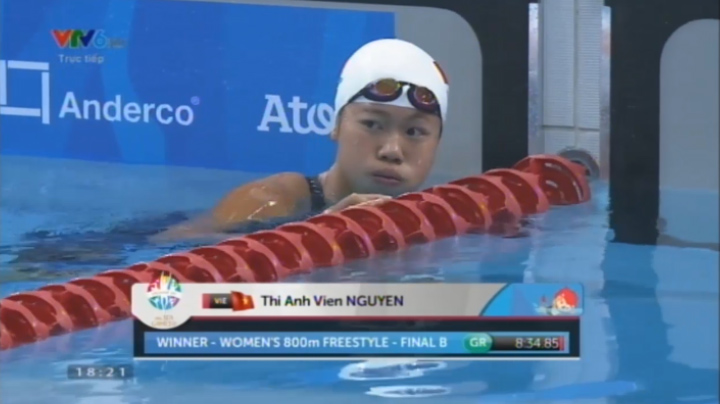 BTC SEA Games phát bài Mình yêu nhau đi (Bích Phương) khi Ánh Viên giành HCV