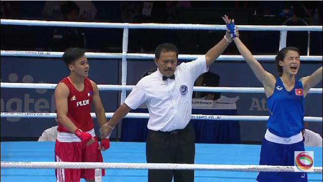 Video SEA Games 28: Lê Thị Bằng giành HCV boxing hạng cân 54kg nữ
