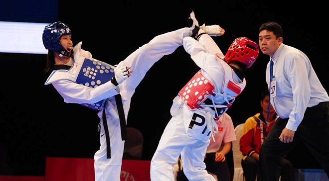 Video SEA Games 28: Trương Thị Kim Tuyến giành HCV thứ 3 cho Taekwondo
