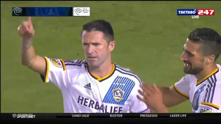 VIDEO: Robbie Keane ghi hattrick chào đón tân binh Gerrard