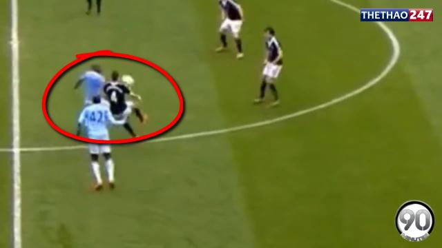 VIDEO: Pha bóng Schneiderlin biến Yaya Toure và Fernandinho thành những gã hề