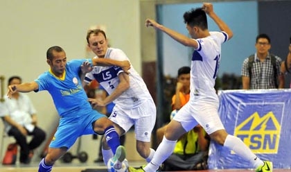 Giải futsal TP.HCM mở rộng 2015: Thái Sơn Nam bất ngờ bại trận
