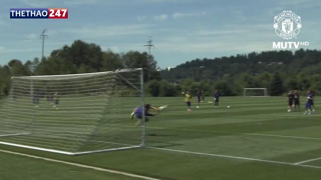 VIDEO: Xem khả năng bắt bóng xuất thần của 'thủ thành mới nổi' Ander Herrera