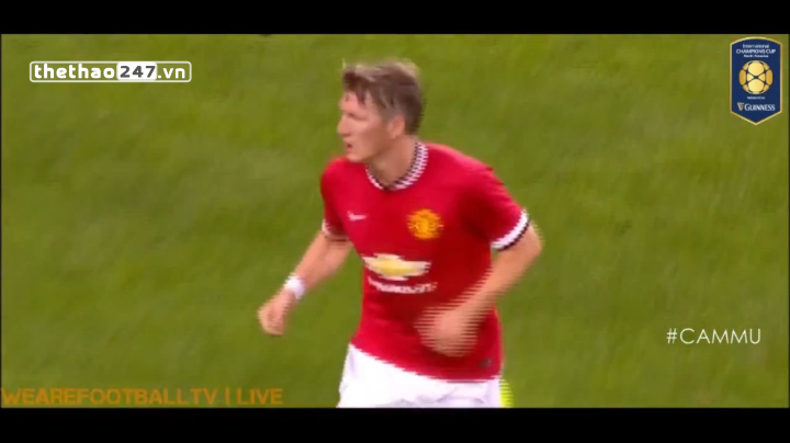 VIDEO: Màn trình diễn của Schweinsteiger trong trận đầu khoác áo MU
