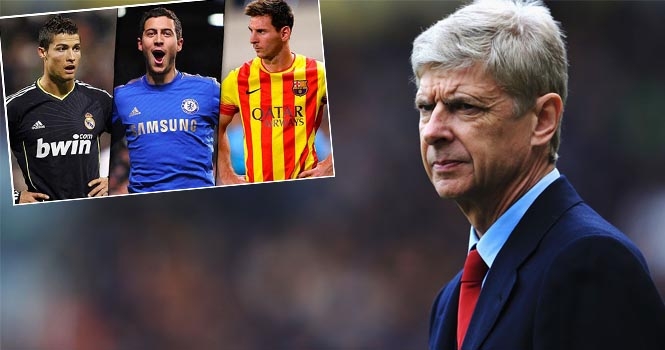 Wenger phản đối Mourinho: Hazard còn lâu mới bằng Ronaldo và Messi