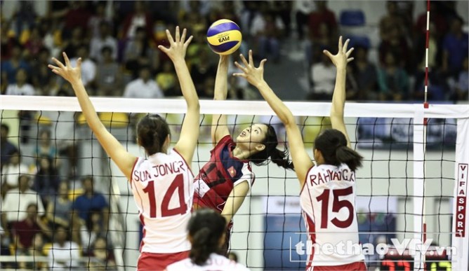 Video bóng chuyền VTV Cup 2015: Việt Nam 1-3 Triều Tiên (Tranh hạng 3)