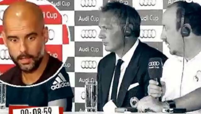 VIDEO: Gương mặt 'vô hồn' của HLV Pep Guardiola trong cuộc họp báo