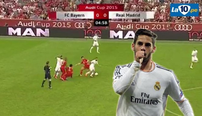 VIDEO: Tình huống Isco biến 3 cầu thủ Bayern thành những gã hề