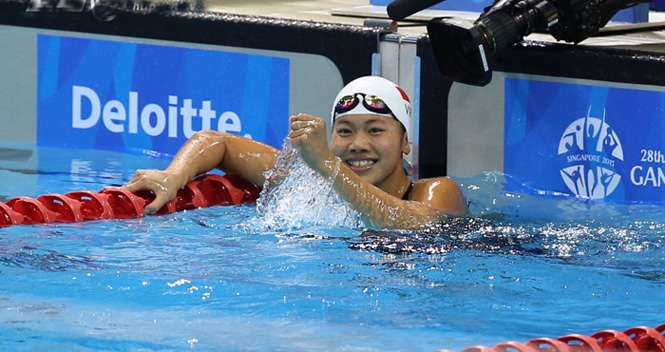 Ánh Viên đoạt huy chương đồng Cúp thế giới 2015