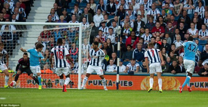 Video bàn thắng: West Brom 0-3 Man City (V1 Premier League)