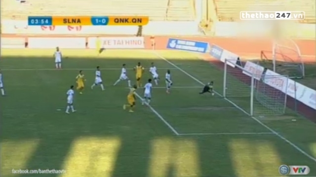 VIDEO: Bàn mở tỷ số ngay phút thứ 4 trận đấu của SLNA