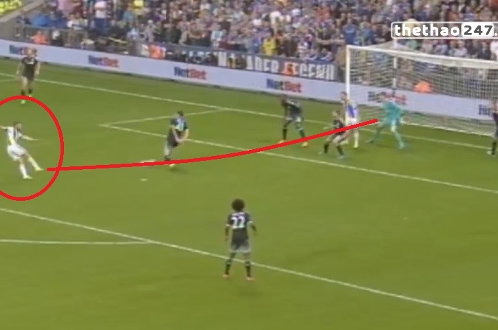 VIDEO: Morrison ghi bàn rút ngắn tỷ số xuống còn 1-2 cho West Brom