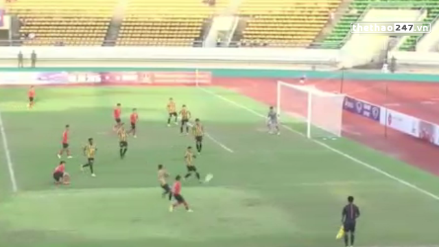 VIDEO: Bàn mở tỷ số từ góc sút khó tin của U19 Lào