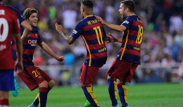 Atletico Madrid 1-2 Barcelona: Tam tấu MSN tỏa sáng