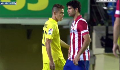 Diego Costa từng là nạn nhân của Gabriel Paulista