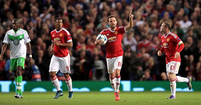 Mata tỏa sáng, MU đả bại Wolfsburg ở Old Trafford