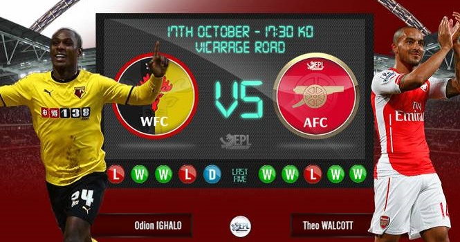 Watford vs Arsenal: Tạo đà hưng phấn, 23h30 ngày 17/10