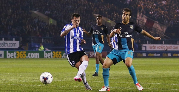 Arsenal nhận thất bại không tưởng trước Sheffield Wed